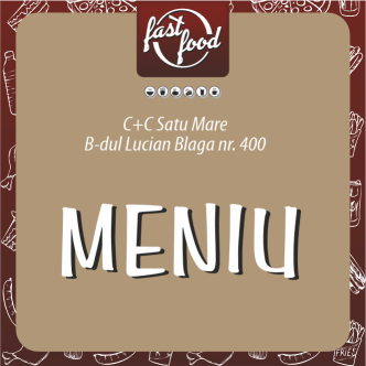 Fast Food Meniu