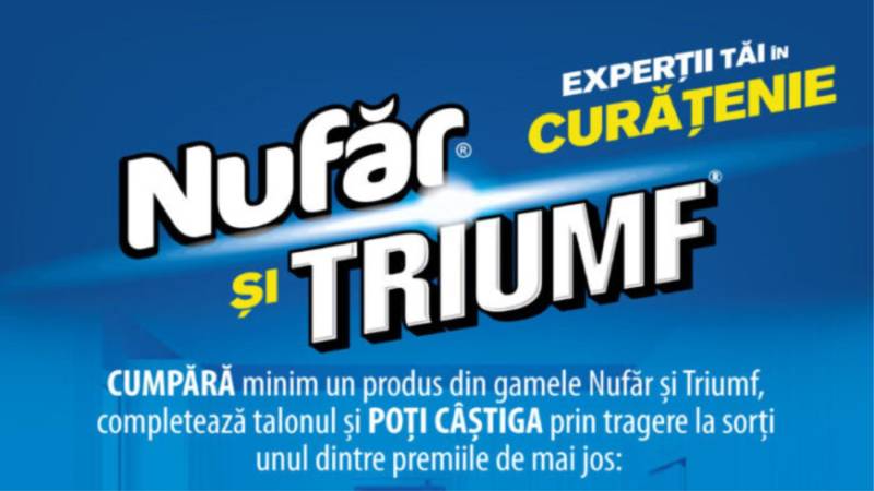 Regulamentul promoției Nufăr și Triumf. Experții tăi în curățenie!