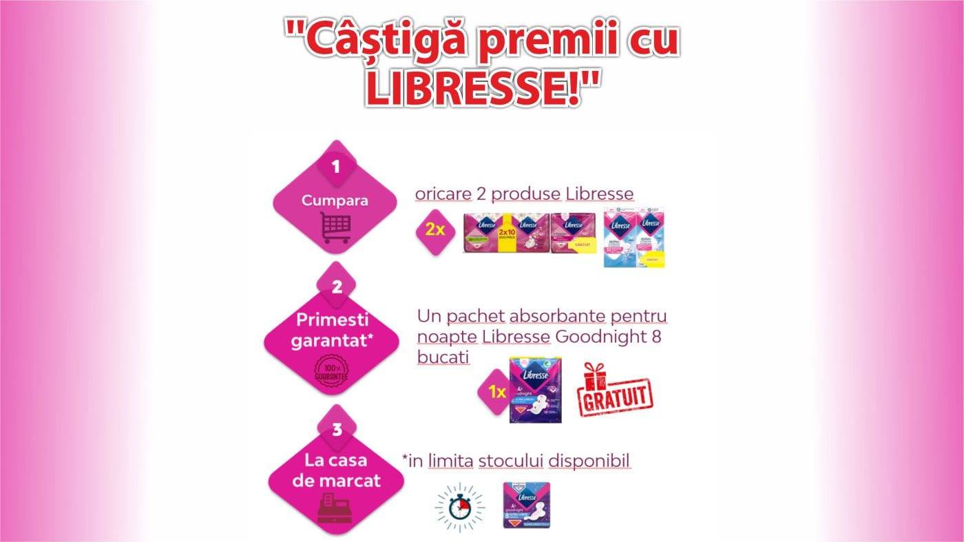 ”Câștigă premii cu LIBRESSE!”