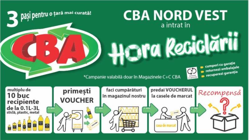 CBA NORD VEST a intrat în HORA RECICLĂRII!
