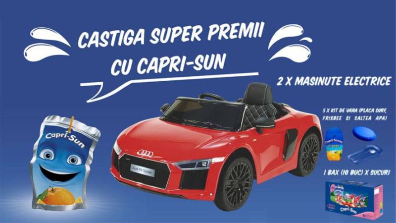 Câștigă super premii cu Capri-Sun 2022